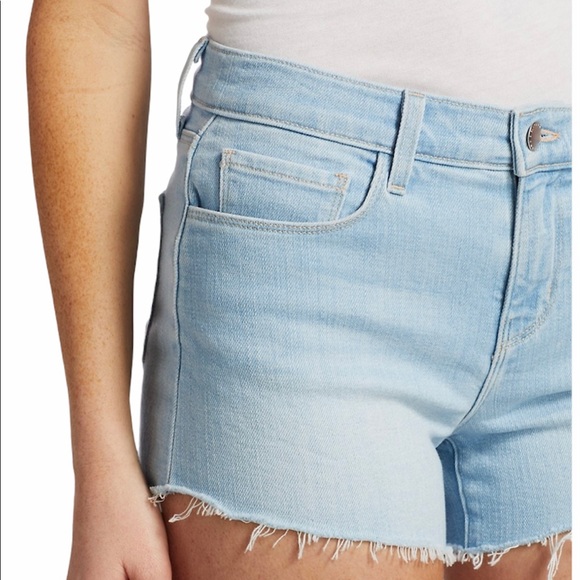 L’AGENCE Mid Rise Light Denim Shorts NWT - Picture 3 of 7